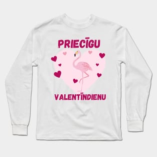 Latviski Priecīgu valentīndienu - latvietis Long Sleeve T-Shirt